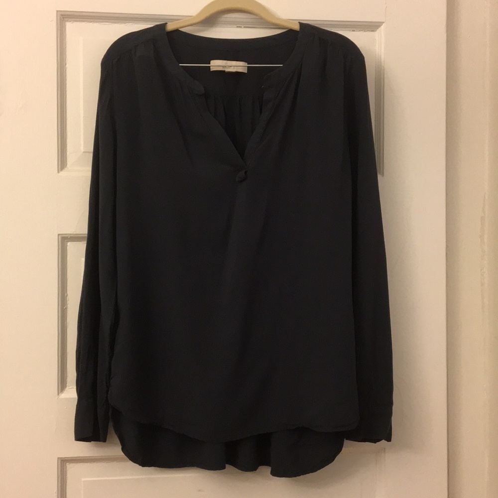 LOFT Gray Blouse